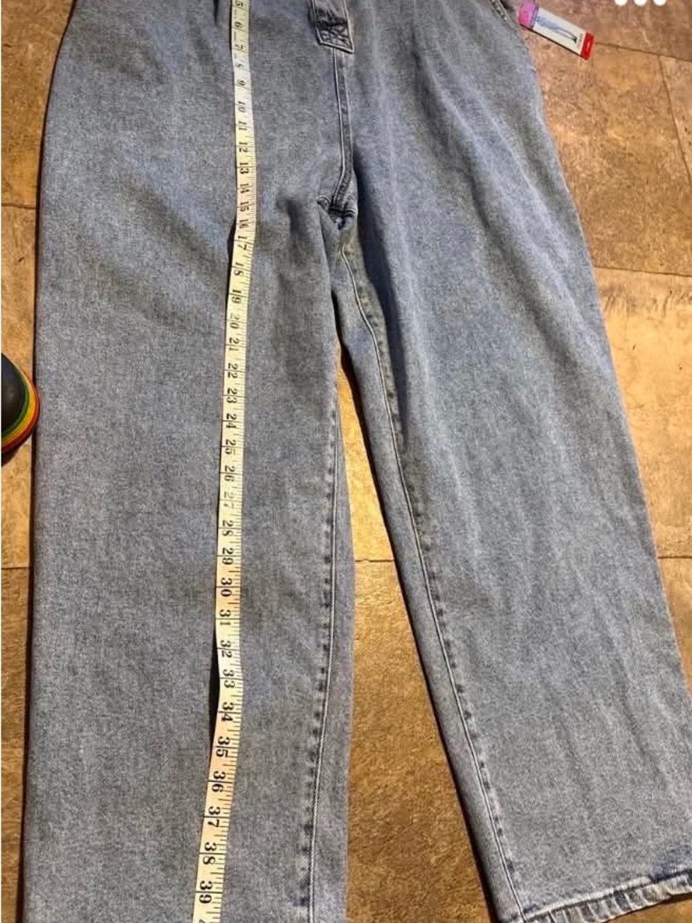 NWT Steve Madden Denim Utility Jumpsuit XL Wide Leg Belted Boilersuit $119 - Picture 12 of 13